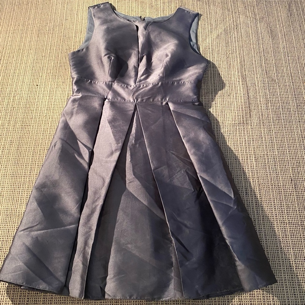 Armani Collezioni  Silk Blend Fit And Flair Cocktail Dress Size 10